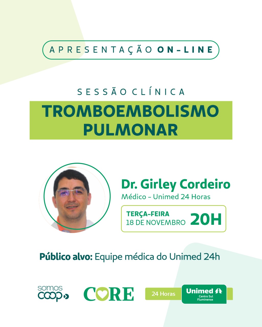 Sessão Clínica - Tromboembolismo Pulmonar